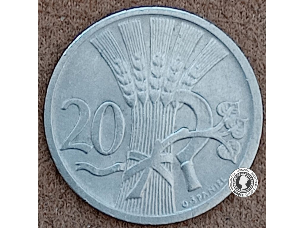 20 halier - 1.ČSR - 1926