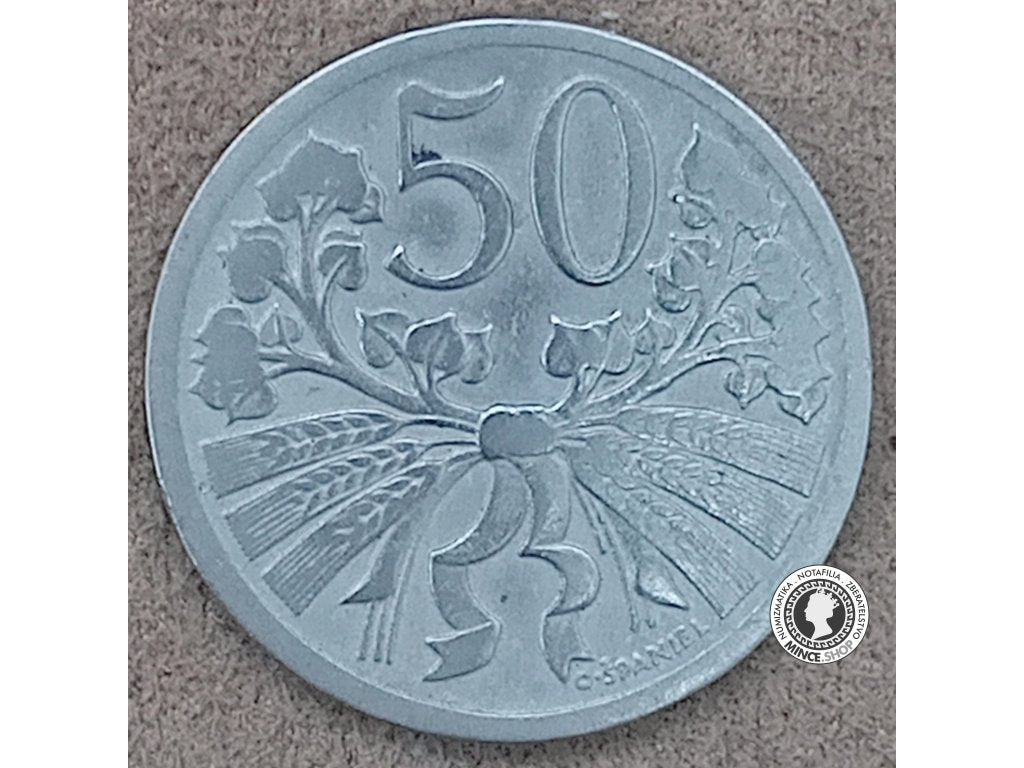 50 halier - 1.ČSR - 1925