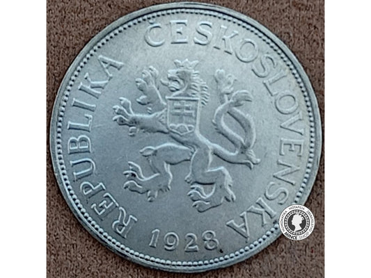 5.koruna - 1.ČSR - 1928 A