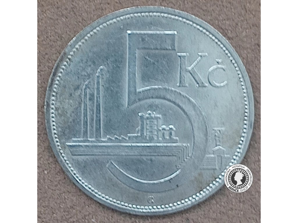 5.koruna - 1.ČSR - 1930