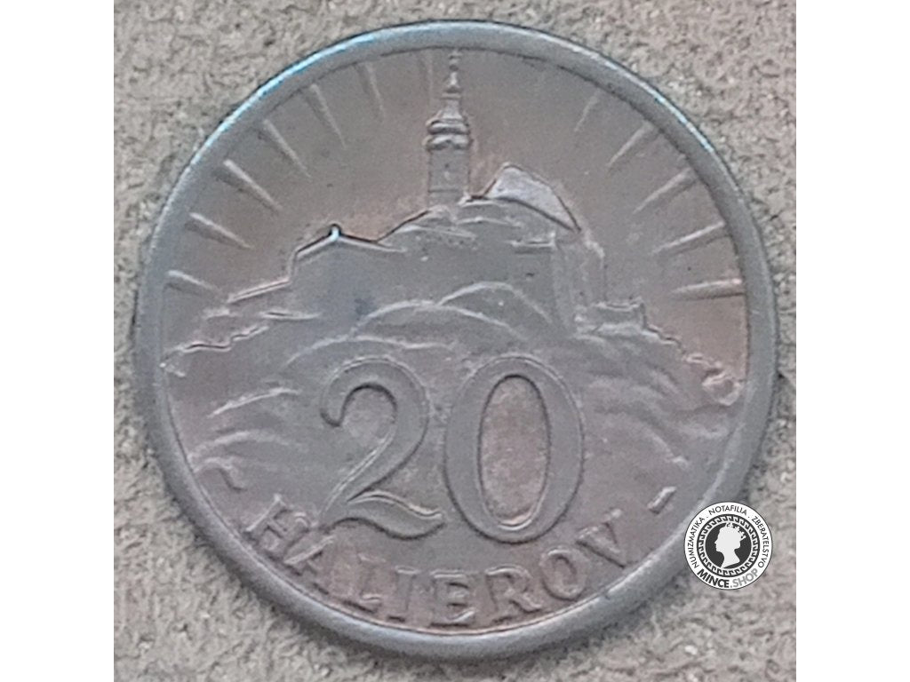 20 halier - Slovenský Štát - 1941