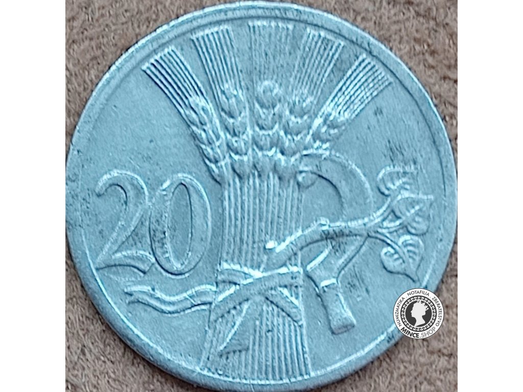 20 halier - Protektorát Čechy a Morava - 1941