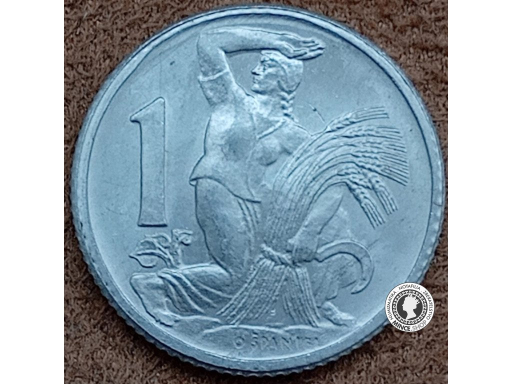 1 koruna - Česko-Slovensko - 1950