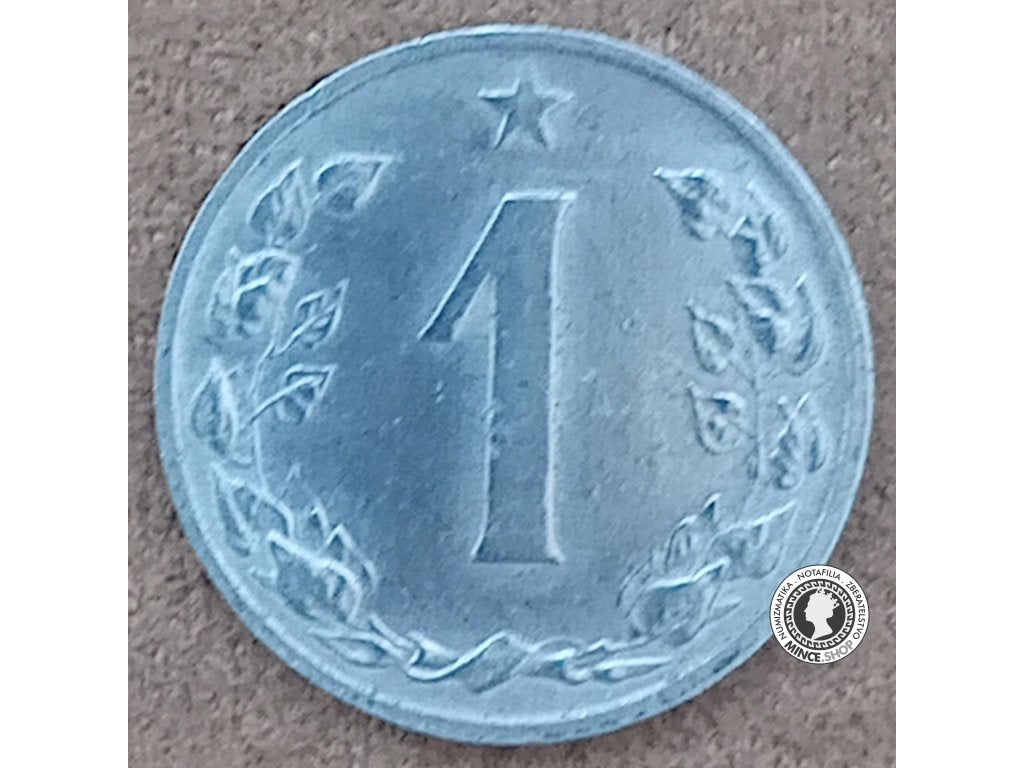 1 halier - Česko-Slovensko - 1956
