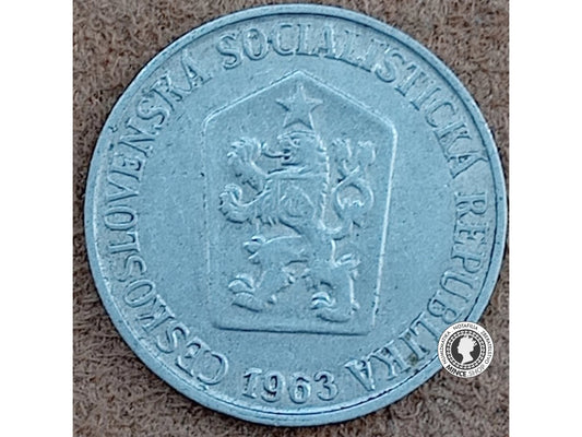 5 halier - Česko-Slovensko - 1963