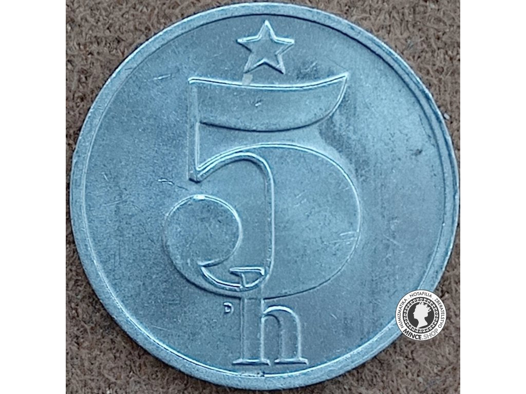 5 halier - Česko-Slovensko - 1978