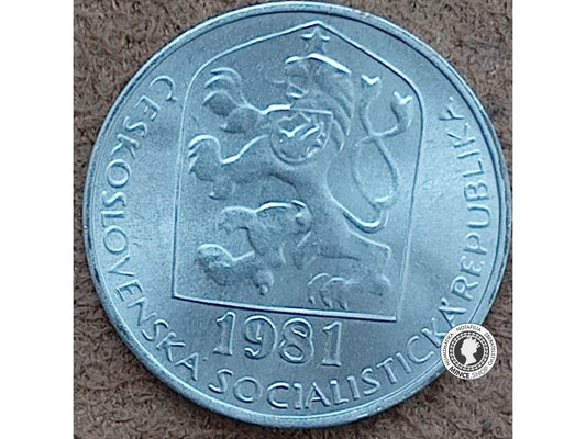 5 halier - Česko-Slovensko - 1981