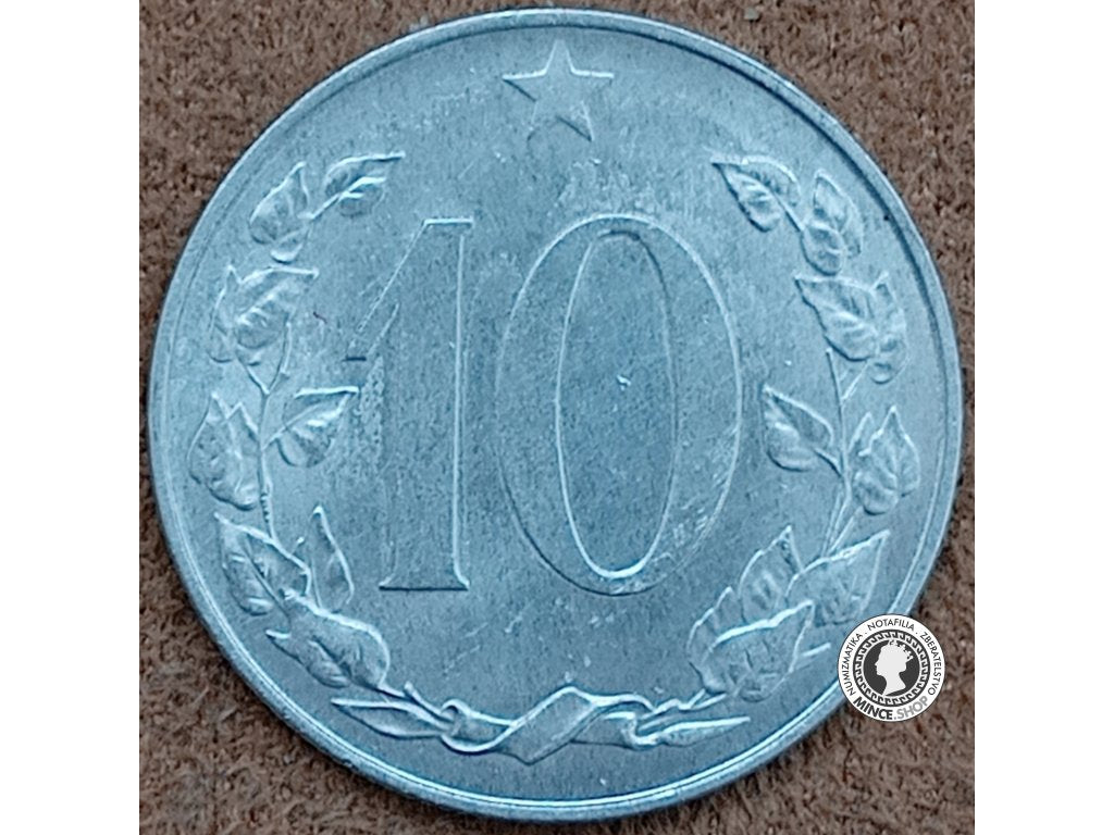 10 halier - Česko-Slovensko - 1956