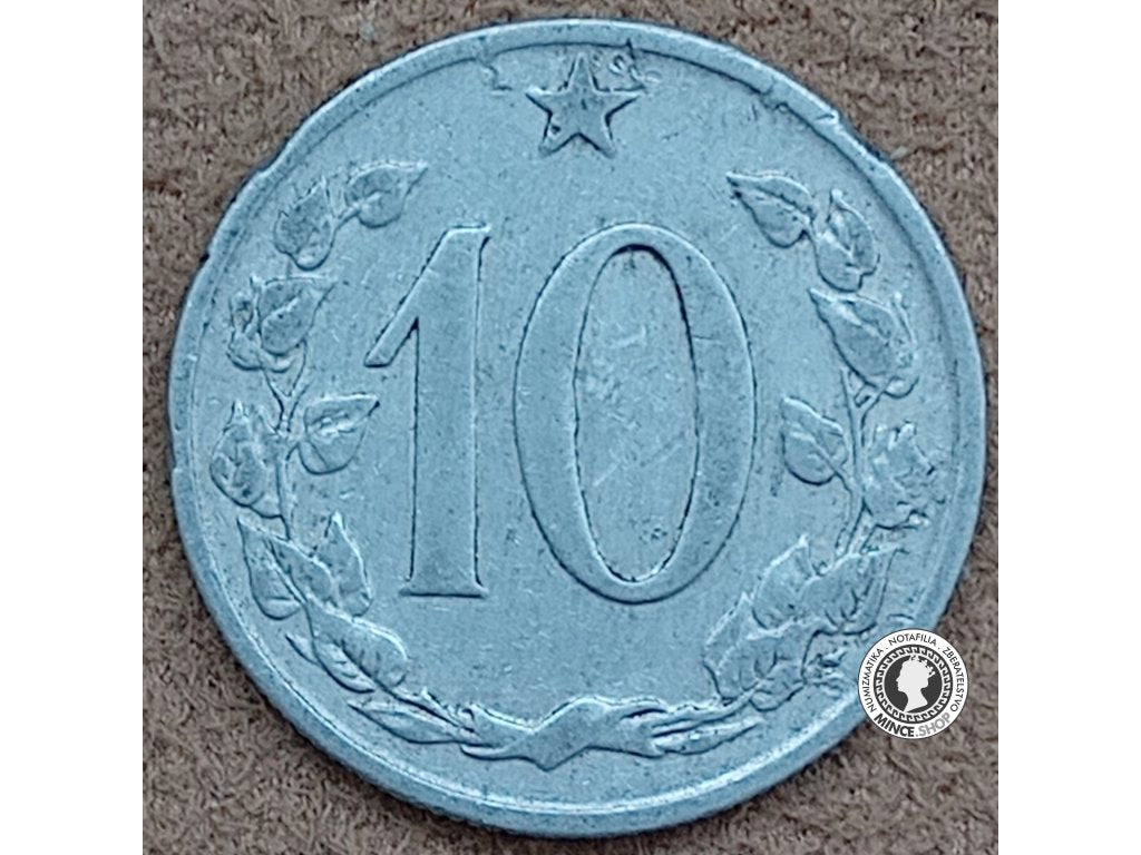 10 halier - Česko-Slovensko - 1966