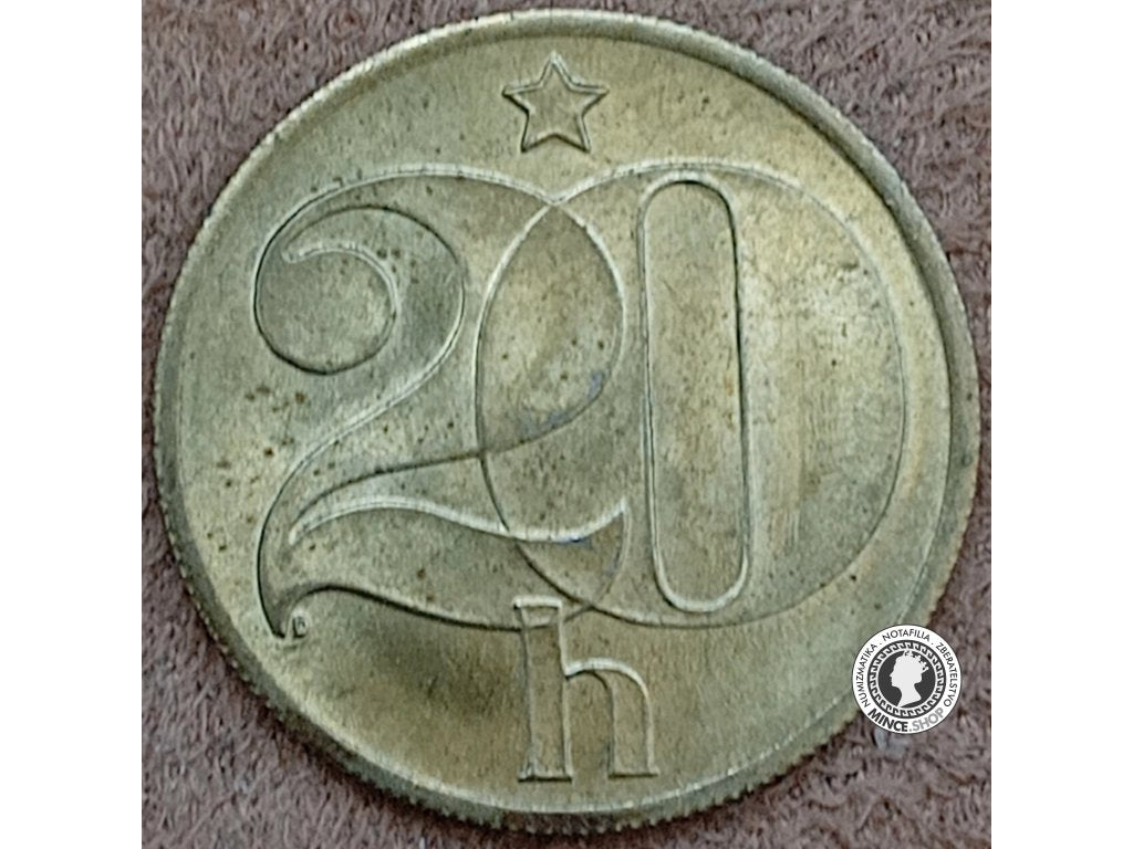 20 halier - Česko-Slovensko - 1983