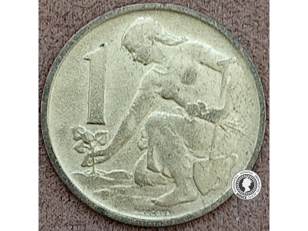 1 koruna - Česko-Slovensko - 1958
