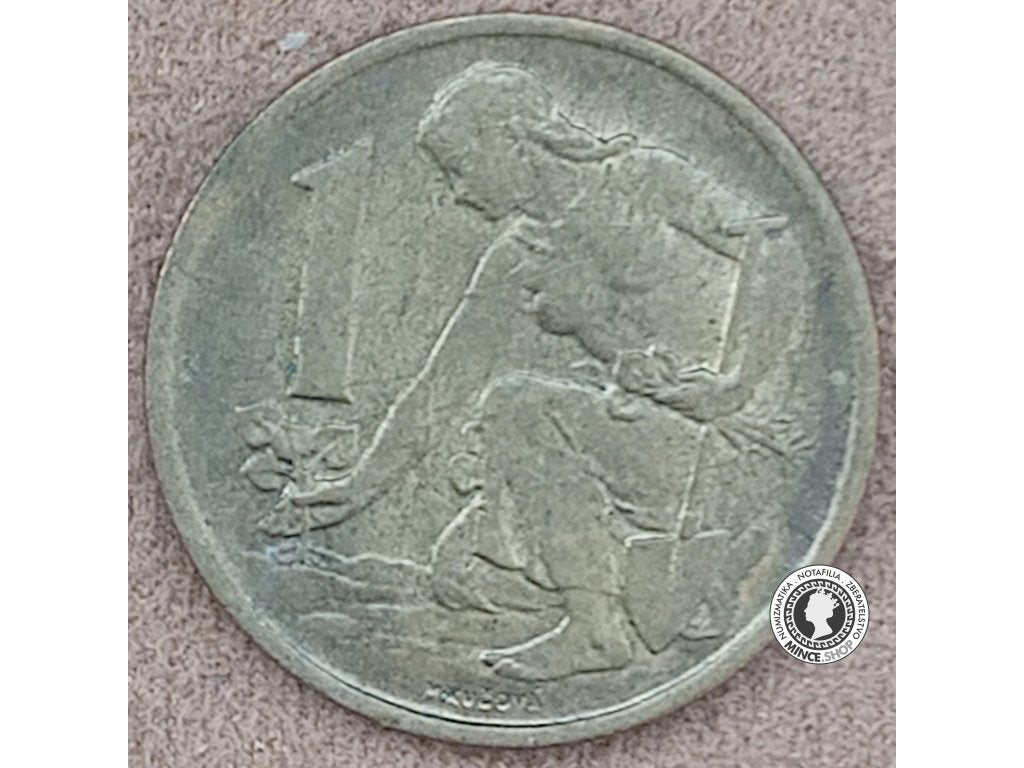 1 koruna - Česko-Slovensko - 1968