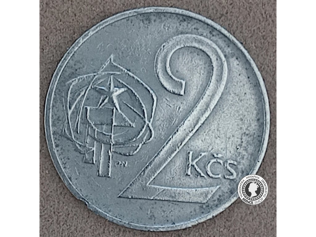 2 koruna - Česko-Slovensko - 1972