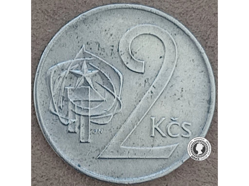 2 koruna - Česko-Slovensko - 1973 v