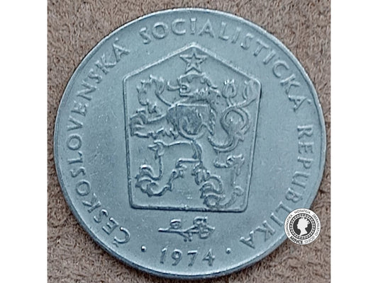2 koruna - Česko-Slovensko - 1974