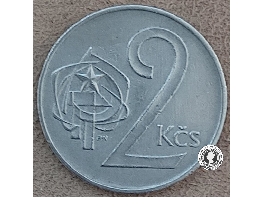 2 koruna - Česko-Slovensko - 1975