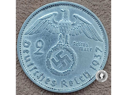 2 marka - Nemecko - Tretia Ríša - 1937 F