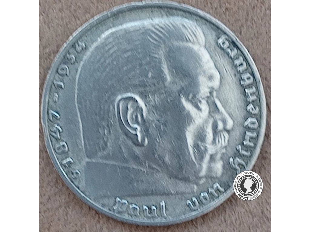 2 marka - Nemecko - Tretia Ríša - 1938 D