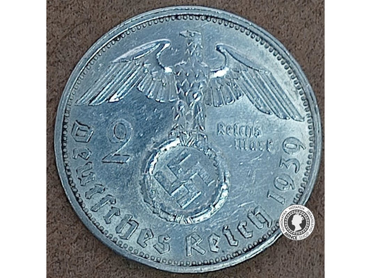 2 marka - Nemecko - Tretia Ríša - 1939 A