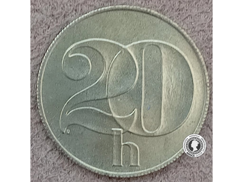 20 halier - Česko-Slovensko - 1991