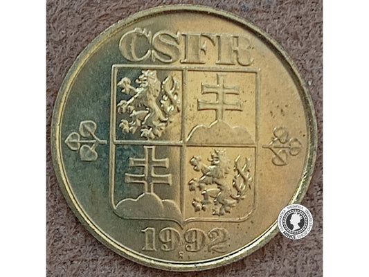 20 halier - Česko-Slovensko - 1992 - UNC