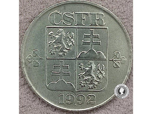 1 koruna - Česko-Slovensko - 1992