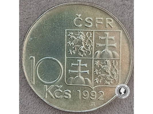 10 koruna - Česko-Slovensko - 1992 - A.Rašín