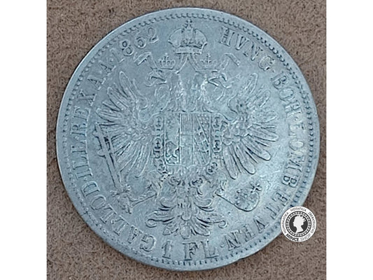 1 florin - Rakúsko-Uhorsko - 1862