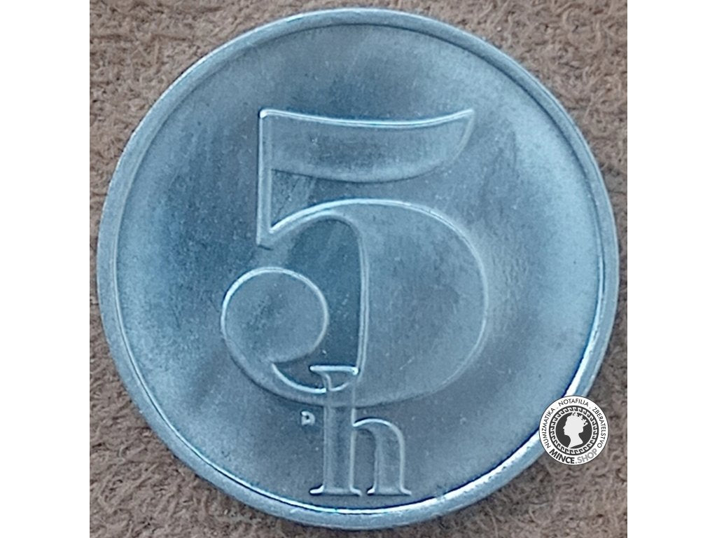 5 halier - Česko-Slovensko - 1992 - UNC
