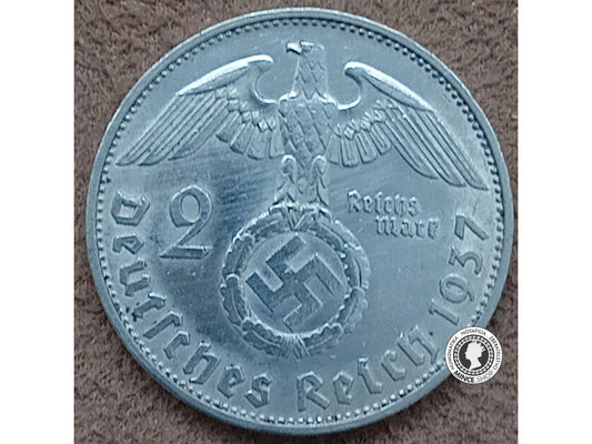 2 marka - Nemecko - Tretia Ríša - 1937 G