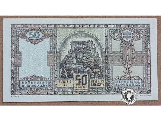 50 Korún - 1940 - Slovenský Štát