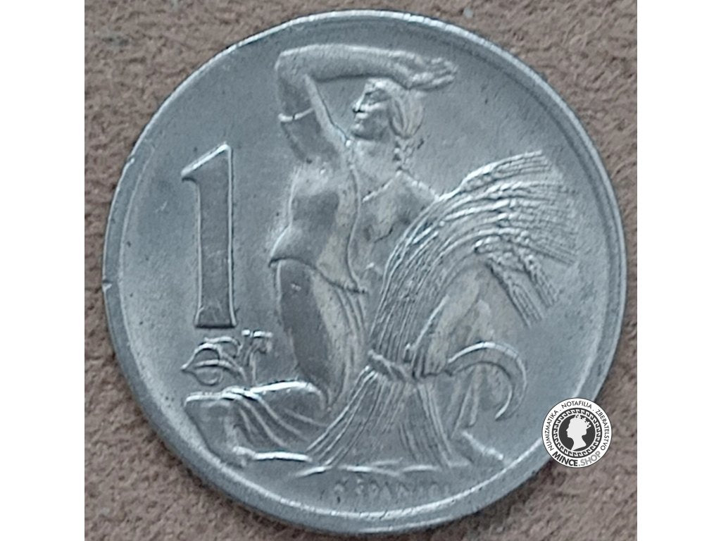 1 koruna - Česko-Slovensko - 1946