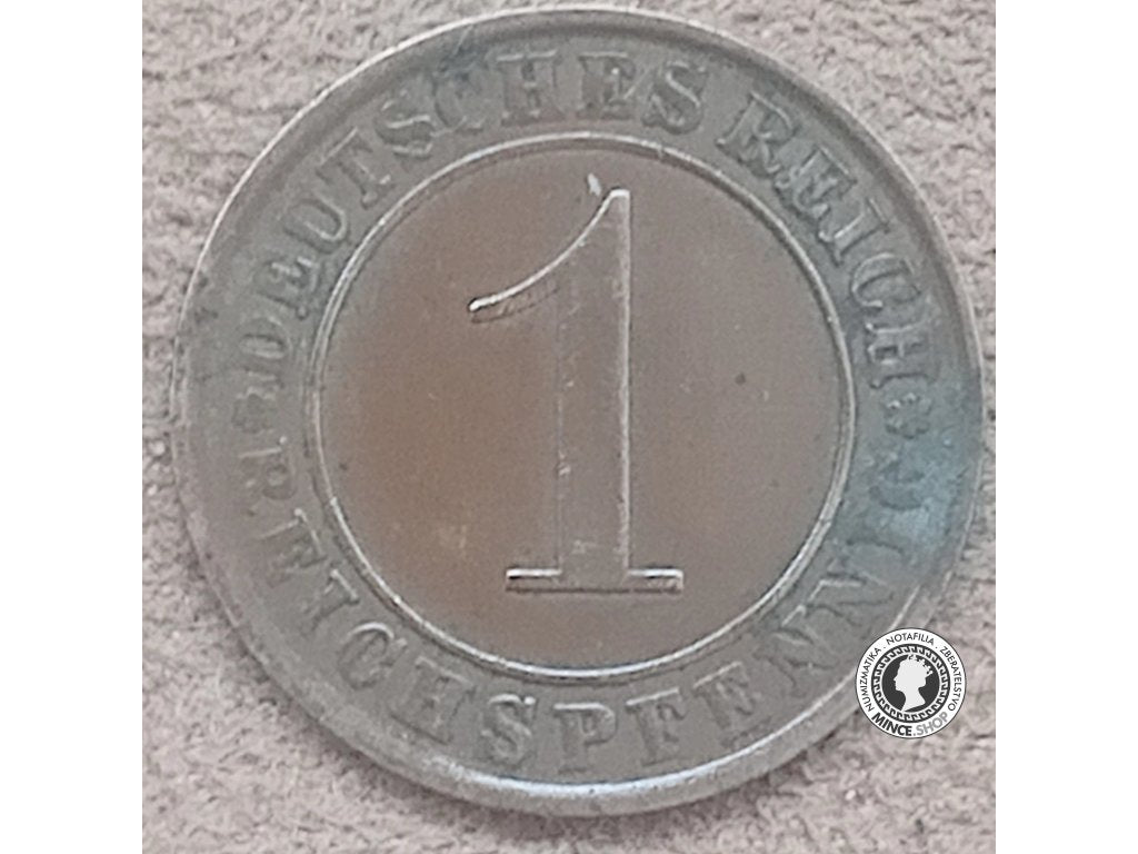 1 reichspfennig - Nemecko - Weimarská Republika / Tretia Ríša - 1932 A