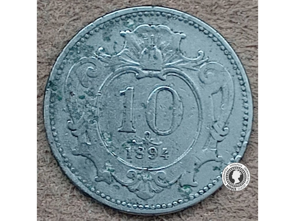 10 halier - Rakúsko-Uhorsko - 1894