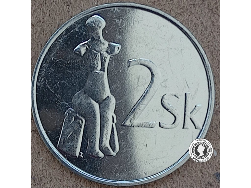 2 koruna - Slovensko - 1993 - UNC