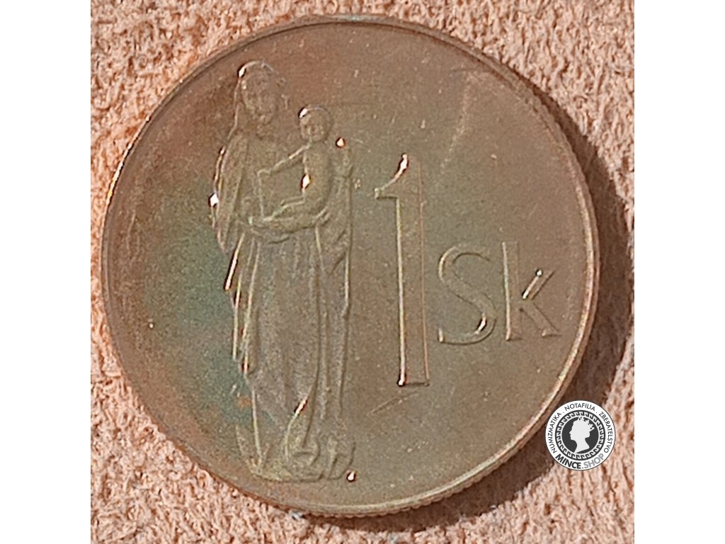 1 koruna - Slovensko - 1993 - UNC