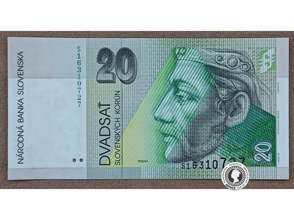 20 Korún - 2001 - Slovensko - UNC