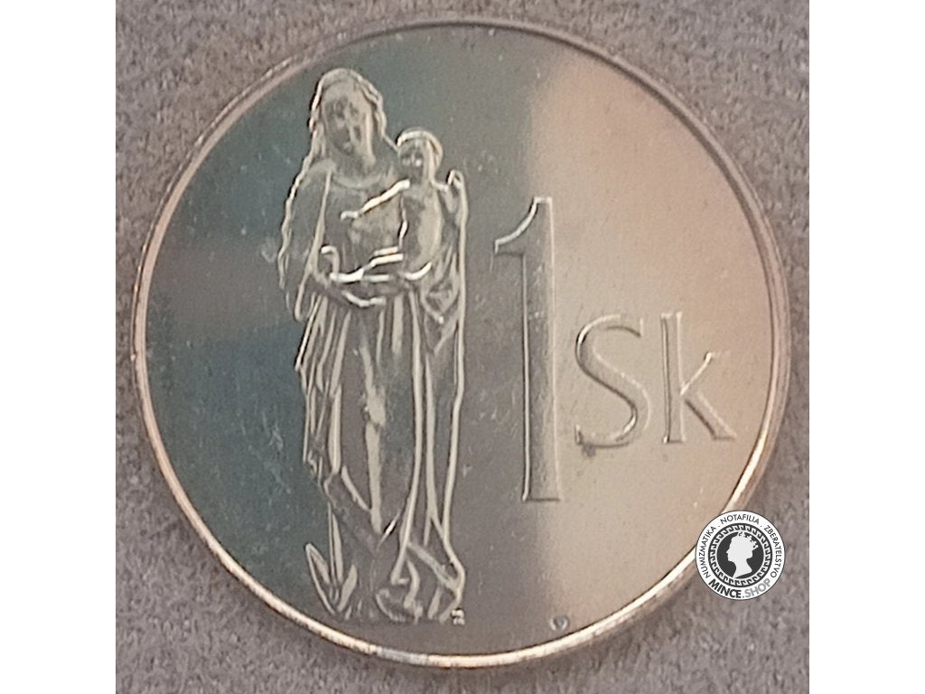 1 koruna - Slovensko - 2002 - UNC