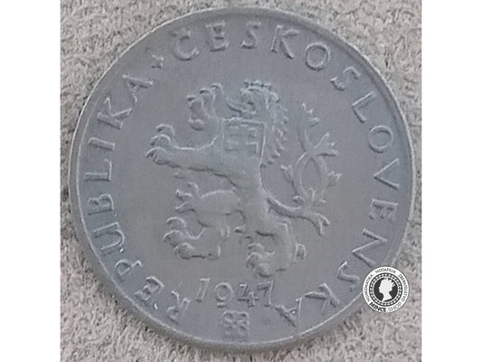 20 halier - Česko-Slovensko - 1947 - RRR