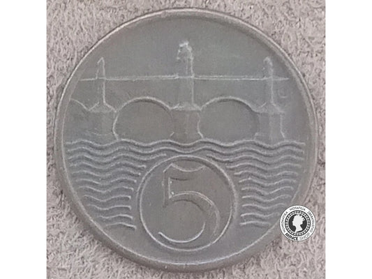 5 halierov - 1.ČSR - 1938