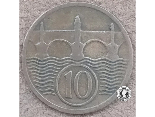 10 halier - 1.ČSR - 1924