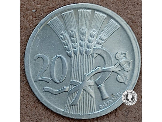 20 halier - 1.ČSR - 1928