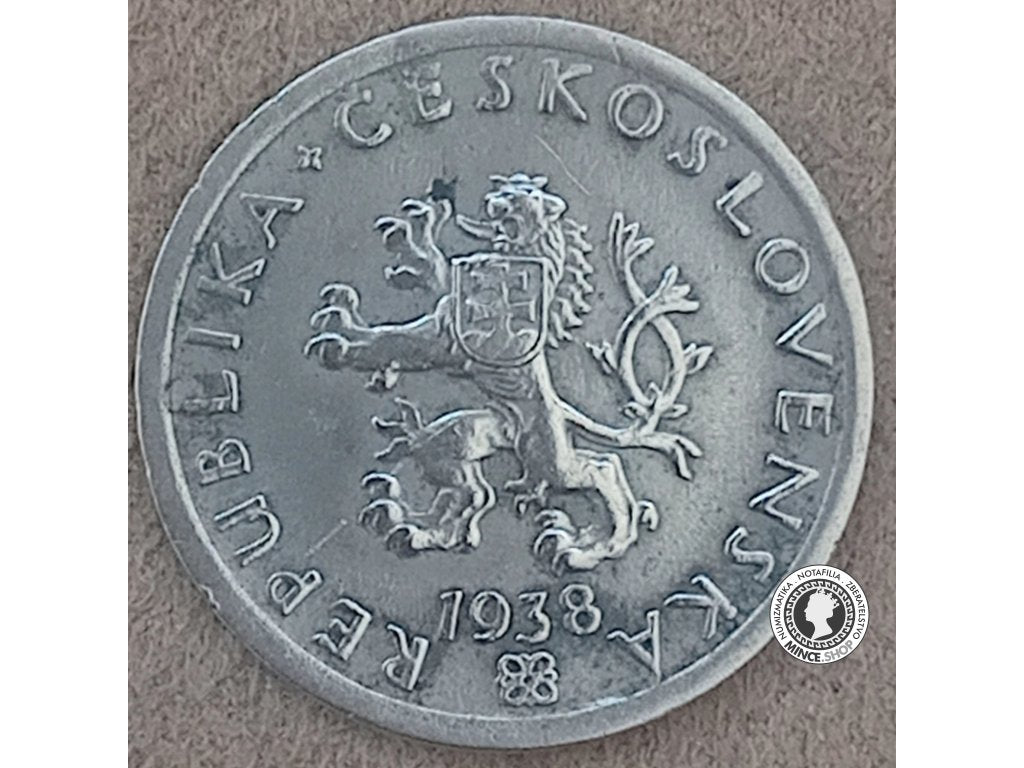 20 halier - 1.ČSR - 1938