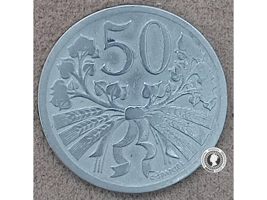 50 halier - 1.ČSR - 1925