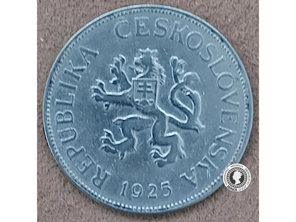 5.koruna - 1.ČSR - 1925