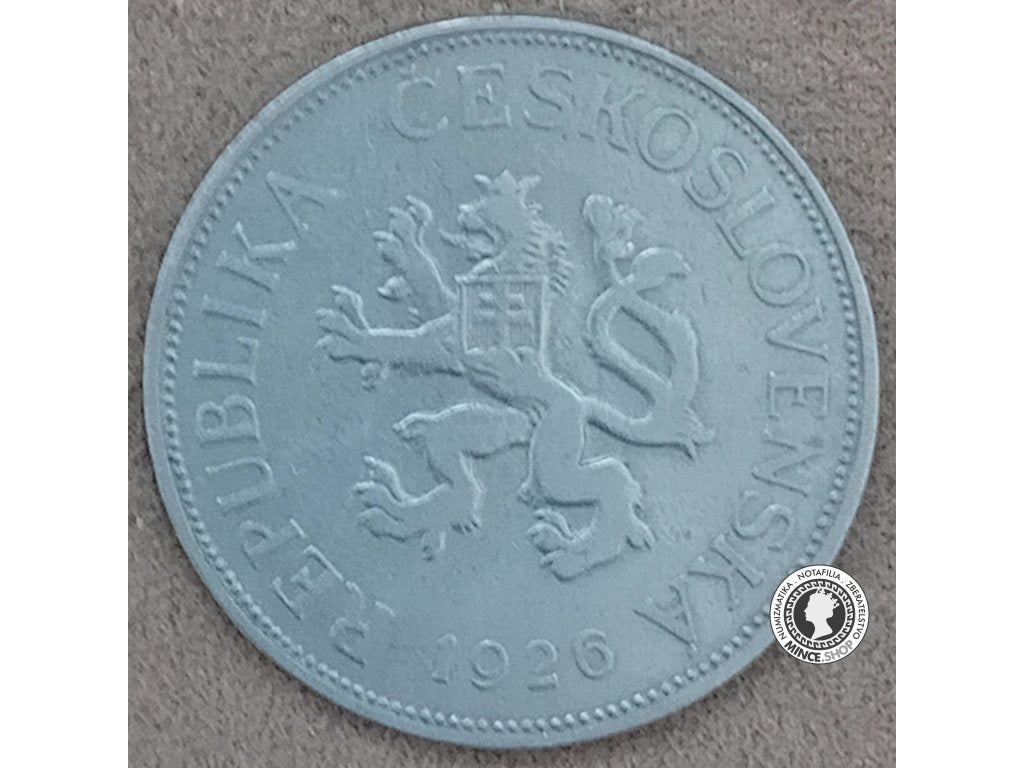 5.koruna - 1.ČSR - 1926
