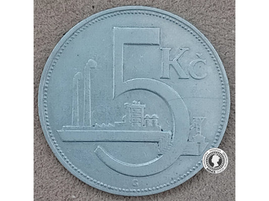 5.koruna - 1.ČSR - 1926
