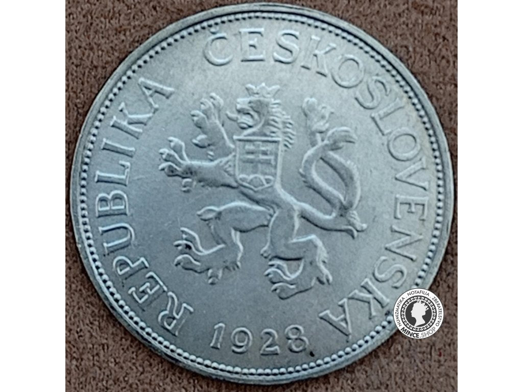 5.koruna - 1.ČSR - 1928 A