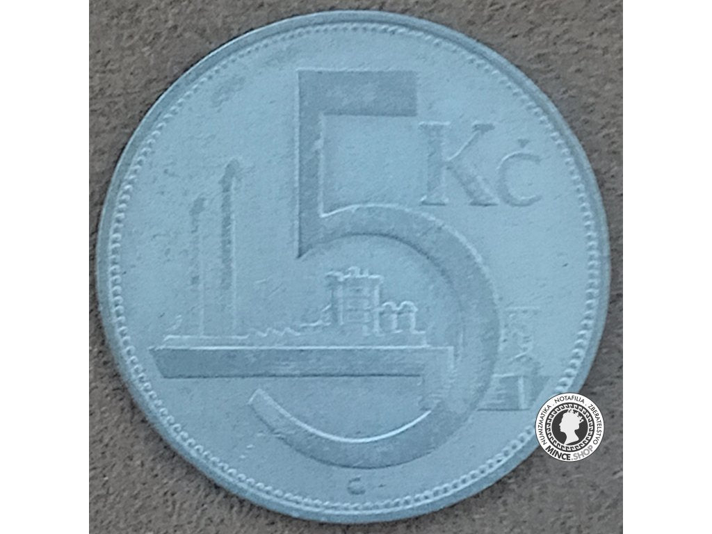 5.koruna - 1.ČSR - 1928 B