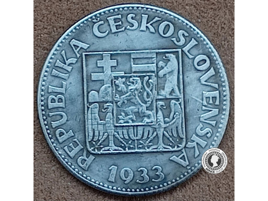 10.koruna - 1.ČSR - 1933